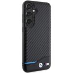 Carcasa BMW Leather Carbon compatibila cu Samsung Galaxy S24 Plus, Negru 5 - lerato.ro