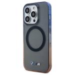 Carcasa BMW Gradient Bumper cu MagSafe compatibila cu iPhone 15 Pro, Gri 3 - lerato.ro