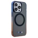 Carcasa BMW Gradient Bumper cu MagSafe compatibila cu iPhone 15 Pro, Gri 5 - lerato.ro