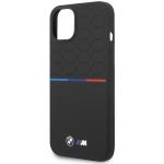 Carcasa BMW M Silicone Pattern cu MagSafe compatibila cu iPhone 15 / 14 / 13, Negru 7 - lerato.ro