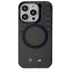 Carcasa BMW Pattern cu MagSafe compatibila cu iPhone 15 Pro Max, Negru