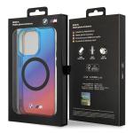 Carcasa BMW M Gradient cu MagSafe compatibila cu iPhone 15 Pro Max, Rosu / Albastru 9 - lerato.ro