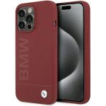 Carcasa BMW Silicone Big Logo cu MagSafe compatibila cu iPhone 15 Pro Max, Rosu 4 - lerato.ro