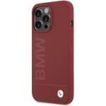 Carcasa BMW Silicone Big Logo cu MagSafe compatibila cu iPhone 15 Pro Max, Rosu 3 - lerato.ro