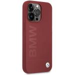 Carcasa BMW Silicone Big Logo cu MagSafe compatibila cu iPhone 15 Pro Max, Rosu 5 - lerato.ro