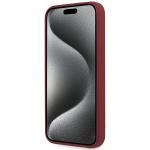 Carcasa BMW Silicone Big Logo cu MagSafe compatibila cu iPhone 15 Pro Max, Rosu 6 - lerato.ro