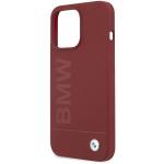 Carcasa BMW Silicone Big Logo cu MagSafe compatibila cu iPhone 15 Pro Max, Rosu 7 - lerato.ro