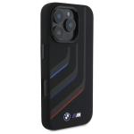 Carcasa BMW Silicone Turning Lines cu MagSafe compatibila cu iPhone 16 Pro, Negru 5 - lerato.ro