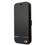 Carcasa BMW M Collection PU Carbon Stripe compatibila cu iPhone 13 Pro Max, Negru 3 - lerato.ro