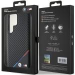 Carcasa BMW Carbon Tricolor Line MagSafe compatibila cu Samsung Galaxy S24 Ultra, Negru 8 - lerato.ro