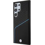 Carcasa BMW Signature Leather Textured Line compatibila cu Samsung Galaxy S24 Ultra, Negru 3 - lerato.ro