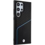 Carcasa BMW Signature Leather Textured Line compatibila cu Samsung Galaxy S24 Ultra, Negru 5 - lerato.ro