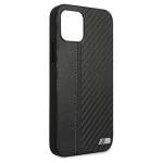 Carcasa BMW M Collection PU Carbon Stripe compatibila cu iPhone 12 Pro Max, Negru 9 - lerato.ro