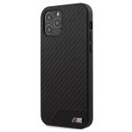 Carcasa BMW M Collection PU Carbon compatibila cu iPhone 12 / 12 Pro, Negru 2 - lerato.ro