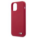 Carcasa BMW Silicon M Collection compatibila cu iPhone 12 / 12 Pro, Rosu 7 - lerato.ro