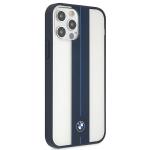 Carcasa BMW Middle Navy Stripe compatibila cu iPhone 12 / 12 Pro, Transparent 5 - lerato.ro