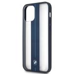 Carcasa BMW Middle Navy Stripe compatibila cu iPhone 12 / 12 Pro, Transparent 7 - lerato.ro