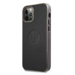 Carcasa BMW Leather Emboss compatibila cu iPhone 12 / 12 Pro, Negru 3 - lerato.ro