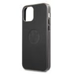 Carcasa BMW Leather Emboss compatibila cu iPhone 12 / 12 Pro, Negru 7 - lerato.ro