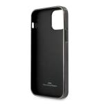 Carcasa BMW Leather Emboss compatibila cu iPhone 12 / 12 Pro, Negru 8 - lerato.ro