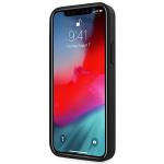 Carcasa BMW Leather Outlines compatibila cu iPhone 12 / 12 Pro, Negru 6 - lerato.ro