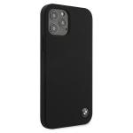 Carcasa BMW  Silicone Signature compatibila cu iPhone 12 / 12 Pro, Negru 5 - lerato.ro