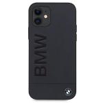 Carcasa BMW Signature Logo Imprint compatibila cu iPhone 12 Mini, Albastru 2 - lerato.ro