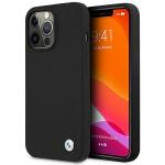 Carcasa BMW Silicone Metal Logo compatibila cu iPhone 13 / 13 Pro, Negru 4 - lerato.ro