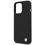 Carcasa BMW Silicone Metal Logo compatibila cu iPhone 13 / 13 Pro, Negru 7 - lerato.ro