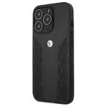 Carcasa BMW Leather Perforated Curve compatibila cu iPhone 13 / 13 Pro, Negru 3 - lerato.ro