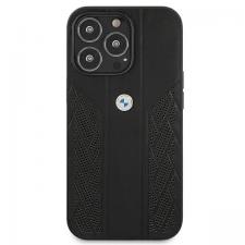 Huse iPhone 13 Pro, Carcasa BMW Leather Perforated Curve compatibila cu iPhone 13 / 13 Pro, Negru, lerato.ro