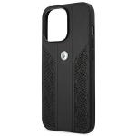 Carcasa BMW Leather Perforated Curve compatibila cu iPhone 13 / 13 Pro, Negru 7 - lerato.ro