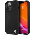 Carcasa BMW Silicone Signature Logo compatibila cu iPhone 13 / 13 Pro, Negru 4 - lerato.ro