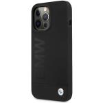 Carcasa BMW Silicone Signature Logo compatibila cu iPhone 13 / 13 Pro, Negru 3 - lerato.ro