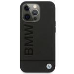 Carcasa BMW Signature Logo Imprint compatibila cu iPhone 13 / 13 Pro, Negru 2 - lerato.ro