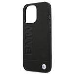 Carcasa BMW Signature Logo Imprint compatibila cu iPhone 13 / 13 Pro, Negru 7 - lerato.ro