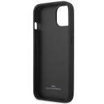 Carcasa BMW Leather Debossed Lines compatibila cu iPhone 13 / 14 / 15, Black 8 - lerato.ro