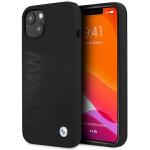Carcasa BMW Silicone Signature Logo compatibila cu iPhone 13 / 14 / 15, Negru 4 - lerato.ro