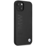 Carcasa BMW Silicone Signature Logo compatibila cu iPhone 13 / 14 / 15, Negru 5 - lerato.ro