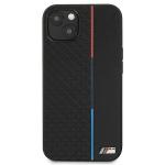 Carcasa BMW M Collection Triangles compatibila cu iPhone 13 / 14 / 15, Negru 2 - lerato.ro