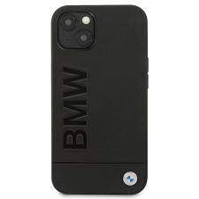 Carcasa BMW Signature Logo Imprint compatibila cu iPhone 13 Mini, Negru