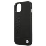 Carcasa BMW Signature Logo Imprint compatibila cu iPhone 13 Mini, Negru 7 - lerato.ro