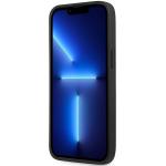 Carcasa BMW Leather Emboss compatibila cu iPhone 13 / 14 / 15, Negru 6 - lerato.ro