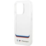 Carcasa BMW Transparent Center compatibila cu iPhone 14 Pro Max, Alb 7 - lerato.ro