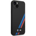 Carcasa BMW Silicon Slanted Stripes compatibila cu iPhone 13 / 14 / 15, Negru 5 - lerato.ro
