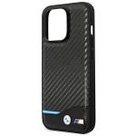 Carcasa BMW Carbon compatibila cu iPhone 14 Pro Max, Negru 7 - lerato.ro