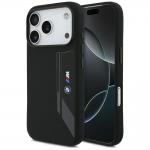 Carcasa BMW M Silicon Vertical Logo cu MagSafe compatibila cu iPhone 17 Pro, Negru 4 - lerato.ro