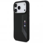 Carcasa BMW M Silicon Vertical Logo cu MagSafe compatibila cu iPhone 17 Pro, Negru 3 - lerato.ro