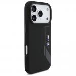 Carcasa BMW M Silicon Vertical Logo cu MagSafe compatibila cu iPhone 17 Pro, Negru 5 - lerato.ro