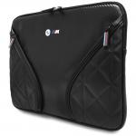 Husa laptop BMW Carbon Pockets and Metal Logo compatibila cu laptop 16 inch, Negru 3 - lerato.ro